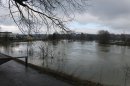 La Meuse en crue à Sedan